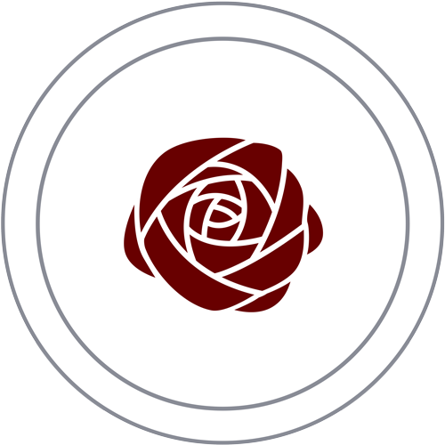 Rose Hill Cemetery Rose Logo